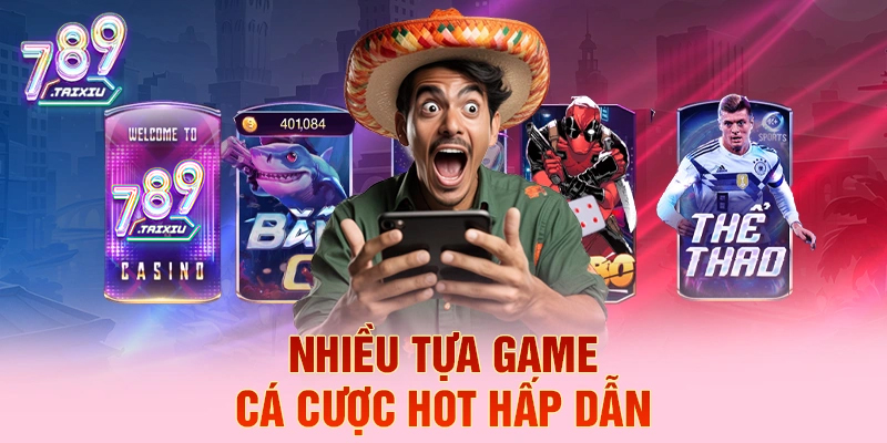 Đa dạng tựa game cá cược tại MM99